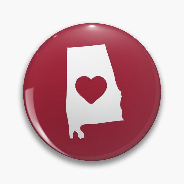 Item preview, Alabama Hometown Heart State Map US American Love designed and sold by elhefe.