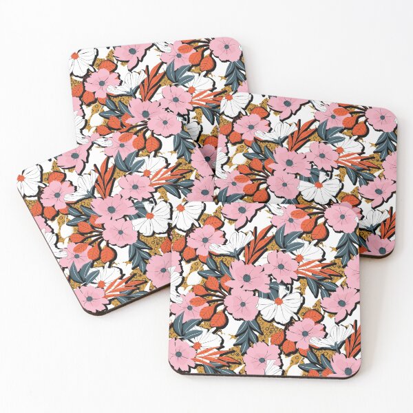 Item preview, Mustard Sketched Modern Floral designed and sold by gabrielleneil.