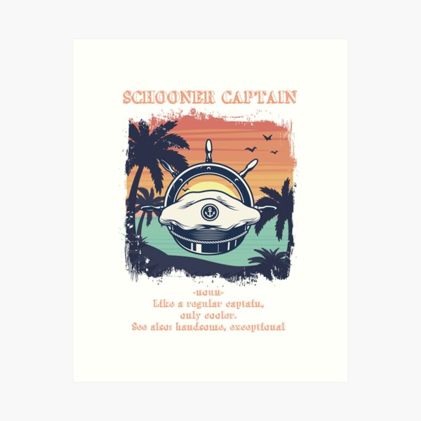 Item preview, SCHOONER CAPTAIN Awesome Gifts designed and sold by yeknow.