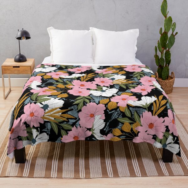 Item preview, Floral moderno bosquejado azul designed and sold by gabrielleneil.