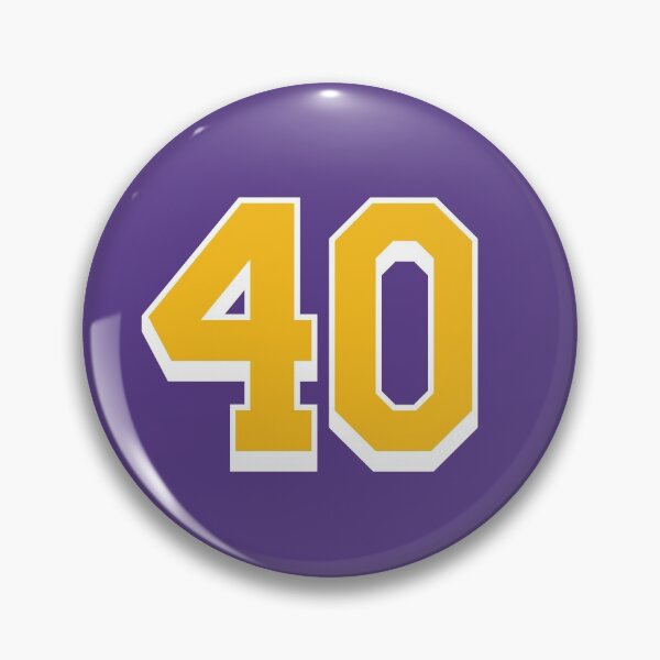 Item preview, 40 Yellow Number forty Purple Basketball Jersey designed and sold by elhefe.