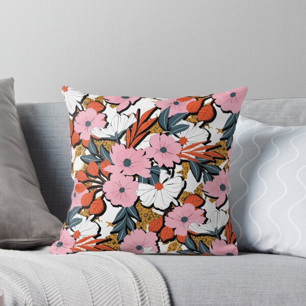 Item preview, Mustard Sketched Modern Floral designed and sold by gabrielleneil.