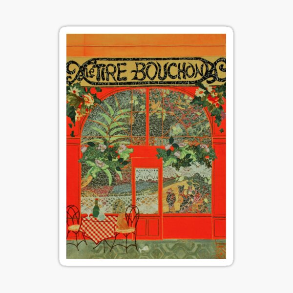 Bistro Le Tire bouchon Sticker