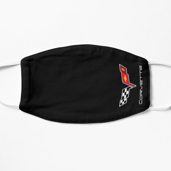 Corvette logo Black Background Mask