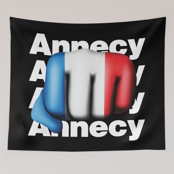 Item preview, Strong Annecy French Fist France Flag designed and sold by elhefe.