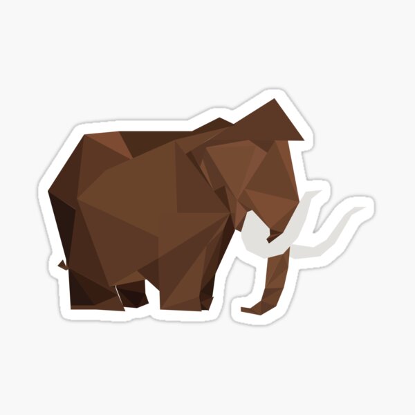 Item preview, Geometric Mammoth designed and sold by Leeiigghhttoon.