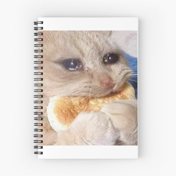 Item preview, Crying cookie cat meme, funny meme, designed and sold by ElevenGraphics.