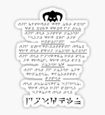 Prophecy of the Dragonborn Sticker