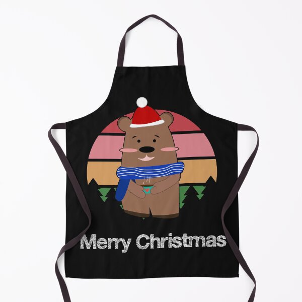 Item preview, Santa Hat Bear Coffee Heart Christmas Trees Sunset designed and sold by mikoala50.