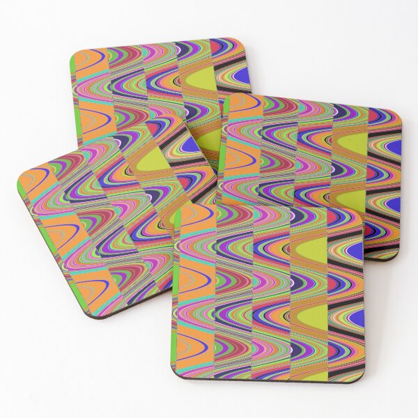 Item preview, Vertical Multi Feeling Groovy Waves  designed and sold by AMGImpressions.