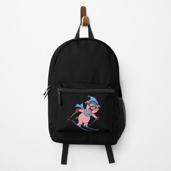 Item preview, Funny Pig Go Skiing design Gift Winter Holidays designed and sold by Manisma Road.