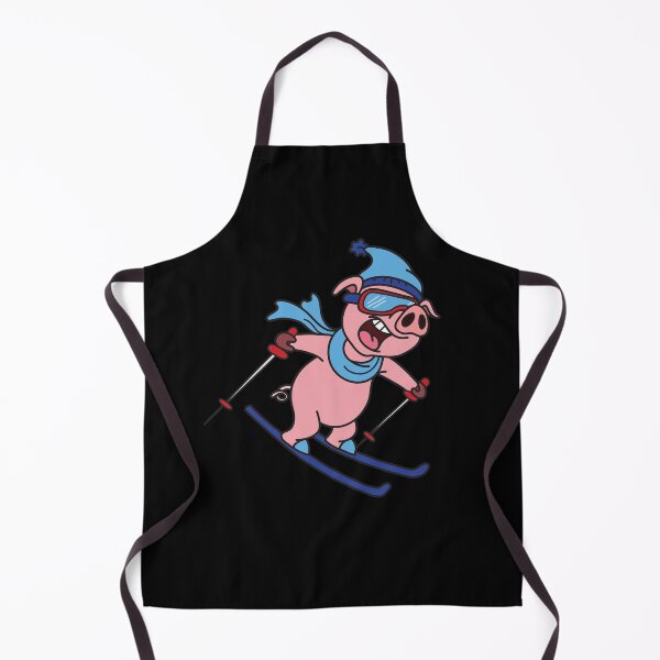 Item preview, Funny Pig Go Skiing design Gift Winter Holidays designed and sold by Manisma Road.