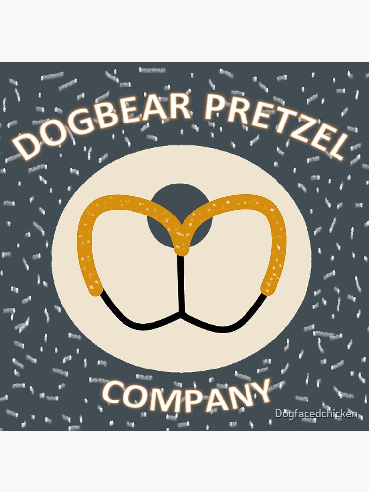 Thumbnail 5 of 5, Coasters (Set of 4), Dogbear Pretzel Company Swag designed and sold by Dogfacedchicken.
