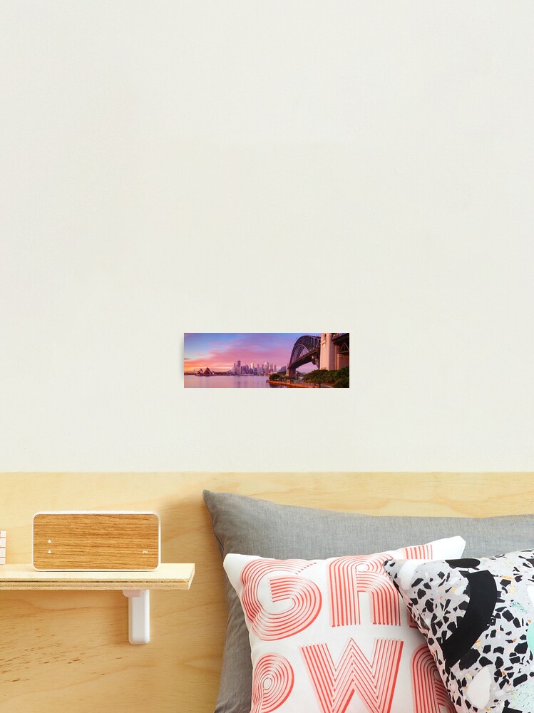 Thumbnail 1 of 3, Photographic Print, Sydney Harbour Bridge Dawn, New South Wales, Australia designed and sold by Michael Boniwell.