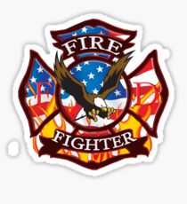 Proud fire fighter Sticker