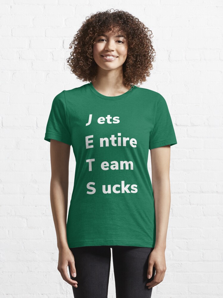 NWT NY Jets T-Shirt Women's Size Small NFL Team Apparel Green Cotton  Polyester