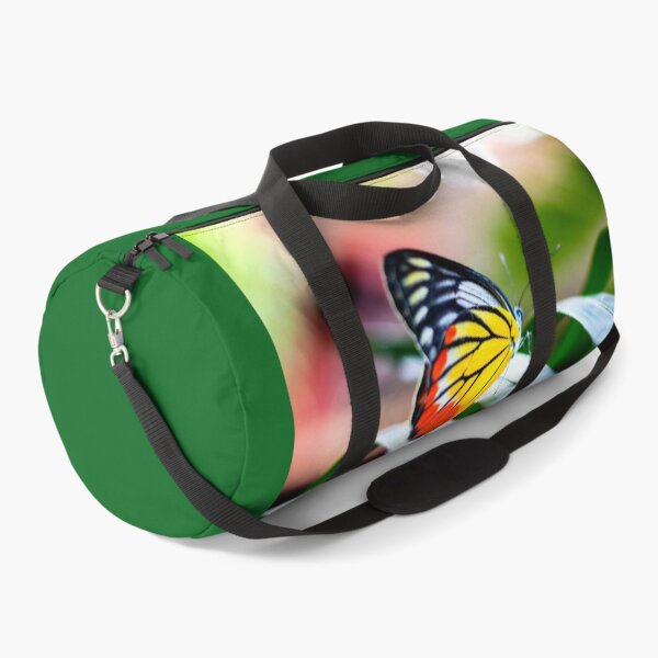 Item preview, Butterfly resting on the palm tree leaf. designed and sold by Rrrainbow.