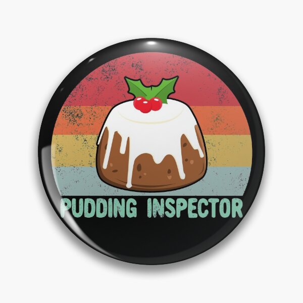 Item preview, Retro Christmas Figgy Pudding Inspector designed and sold by Kawaiindoodle.