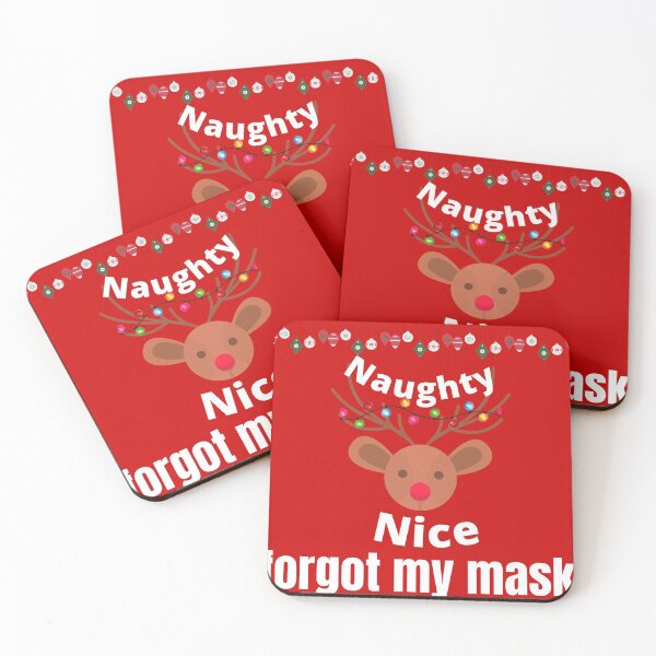 Item preview, Copy of  Naughty Nice Forgot My Mask designed and sold by Bubblegirl17.