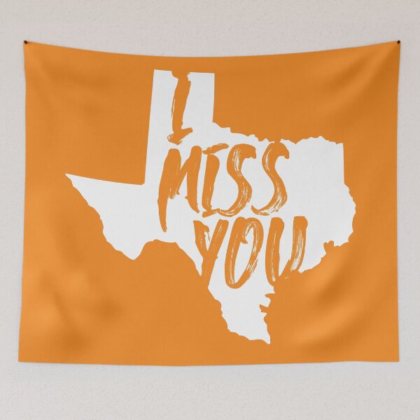 Item preview, Texas I Miss You My Home American State Orange Map Tx designed and sold by elhefe.