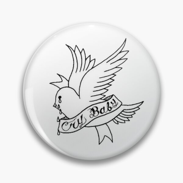LIL Peep Buttons Pins Badge 1" pinback RIP rapper Gustav Ahr Hellboy Crybaby 