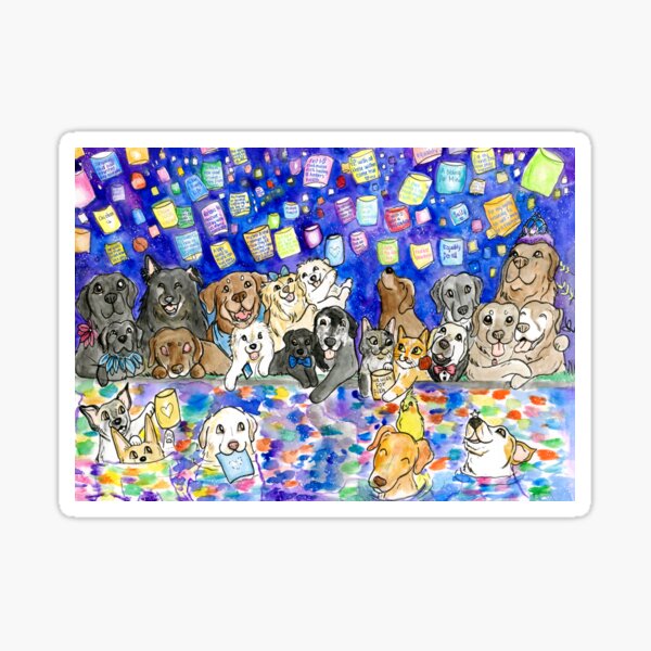 Magic Lantern Cats and Dogs Sticker