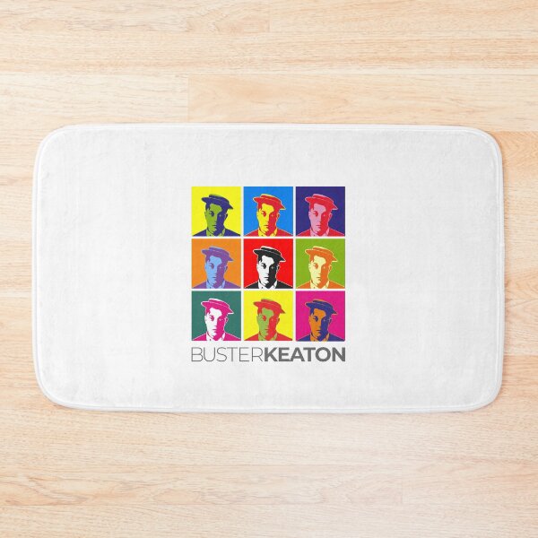 Item preview,  Buster Keaton pop-art portrait poster designed and sold by CMYKStudio.