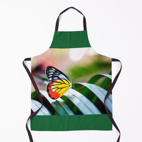 Item preview, Butterfly resting on the palm tree leaf. designed and sold by Rrrainbow.