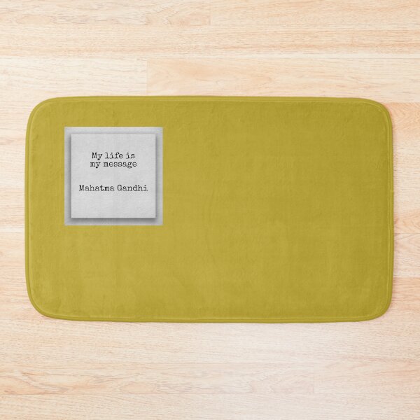 Item preview, My life is my message, Mahatma Gandhi designed and sold by Pelikancrazy.