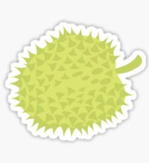 Simple Durian tropical fruit South East Asia Sticker