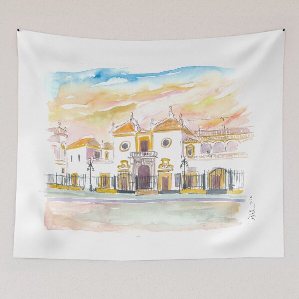 Item preview, Seville Plaza De Toros Maestranza In Andalusia Spain designed and sold by artshop77.