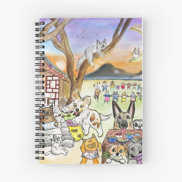 Item preview, Korean Chuseok Autumn Festival  designed and sold by HappyPawtraits.