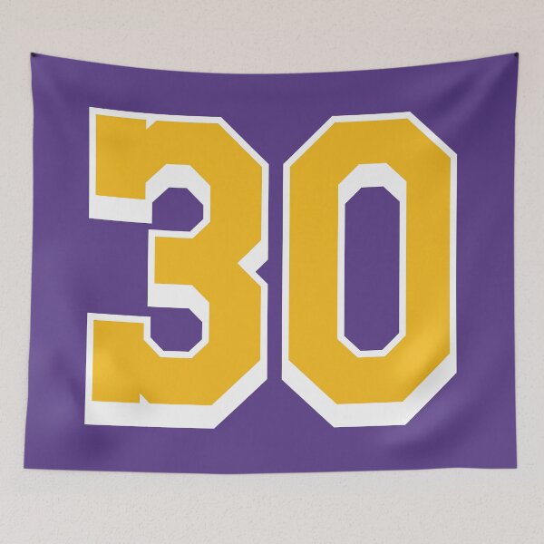 Item preview, 30 Yellow Number thirty Purple Basketball Jersey designed and sold by elhefe.