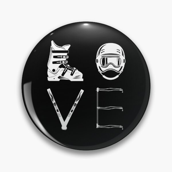 Item preview, SKI Love - winter sports love with helmet & skis designed and sold by maddinstgt.