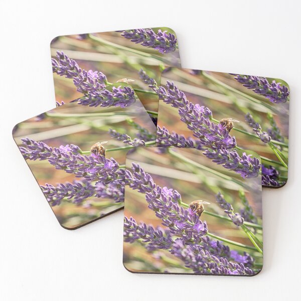 Item preview, bee on lavender in provence, france  designed and sold by davidgan8621.