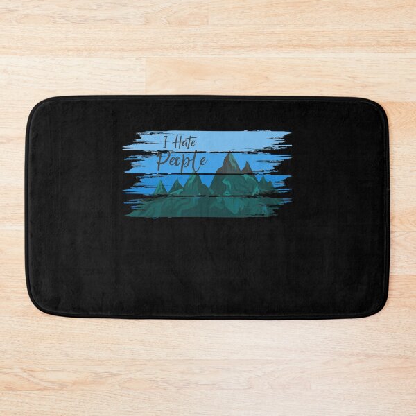 Item preview, Retro Vintage I hate people hate people mountains designed and sold by maddinstgt.