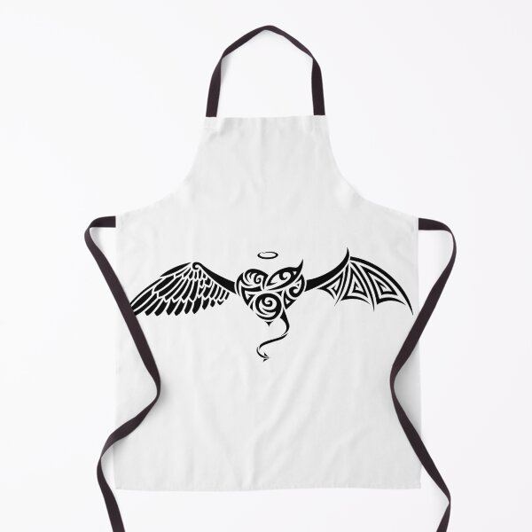 Item preview, Good bad heart tribal black designed and sold by BlackoutPhotos.