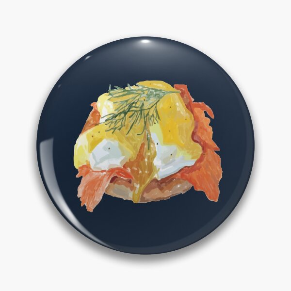 Item preview, Eggs Benedict with Smoked Salmon, Chives and Hollandaise Sauce designed and sold by Alicia Chee.