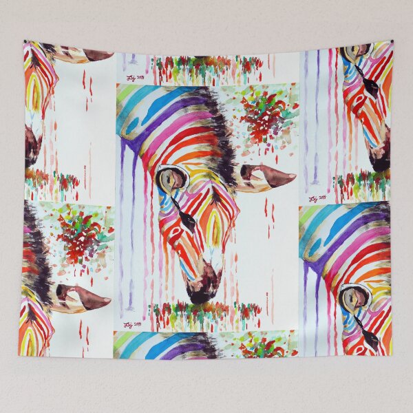 Item preview, Rainbow Zebra designed and sold by Daniel Janda.
