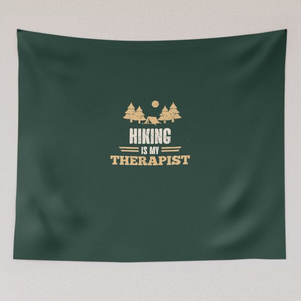 Item preview, Hiking is my Therapist designed and sold by SerenaChoe.