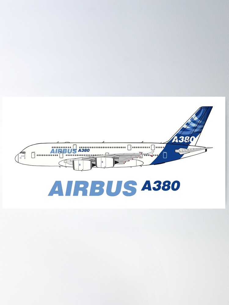 Airbus A380 Illustration | Poster