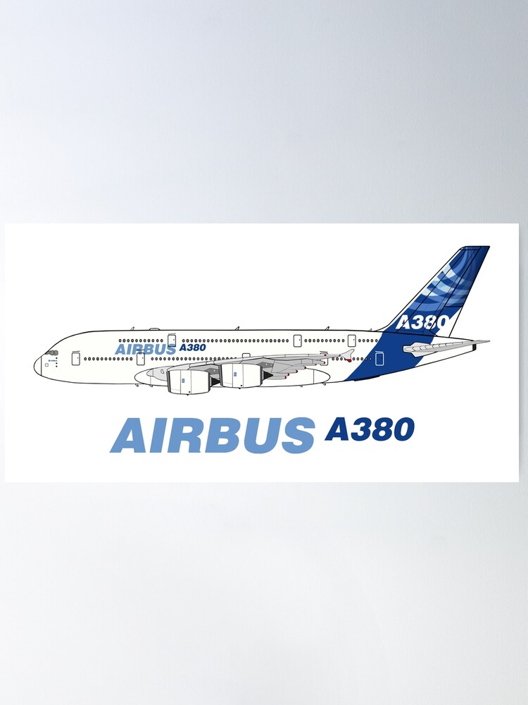 Airbus A380 Illustration | Poster