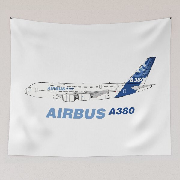 Item preview, Airbus A380 Illustration designed and sold by Steve H Clark.