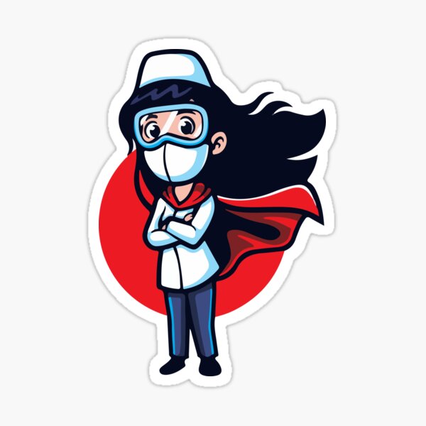 Nothing scares me i am a Nurse Sticker