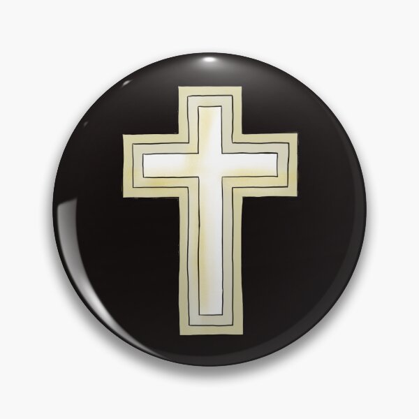 Artikelvorschau, Creme dreischichtiges Kreuz entworfen und verkauft von NeedlingGod.