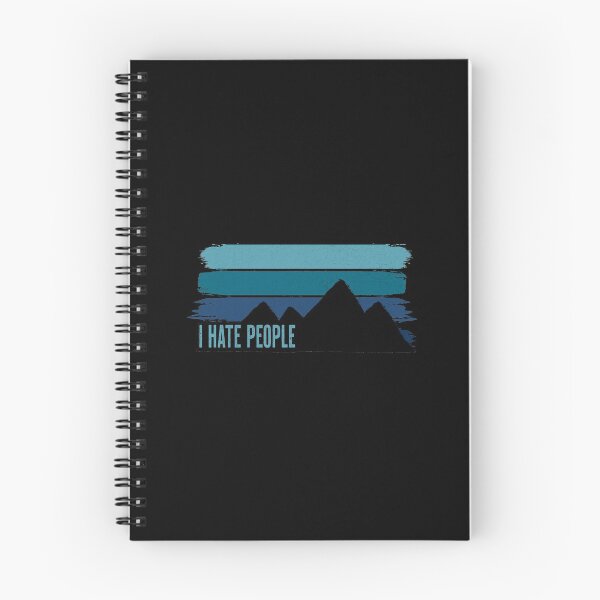 Item preview, Retro Vintage I hate people hate people mountains designed and sold by maddinstgt.