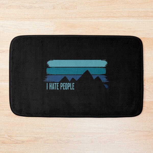 Item preview, Retro Vintage I hate people hate people mountains designed and sold by maddinstgt.