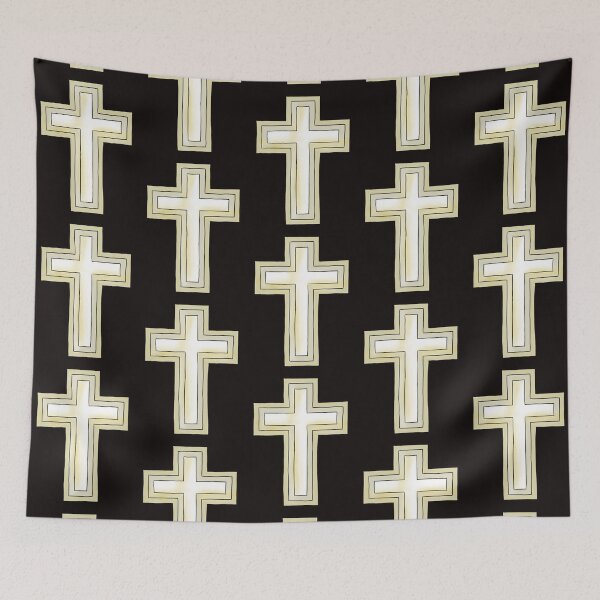 Item preview, Cream Three Layered Cross designed and sold by NeedlingGod.