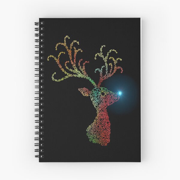 Item preview, Festive Christmas Reindeer Head Silhouette  designed and sold by Deborah Camp.