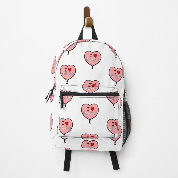 Item preview, I love dogs in heart shape for dog lovers designed and sold by Artonmytee.